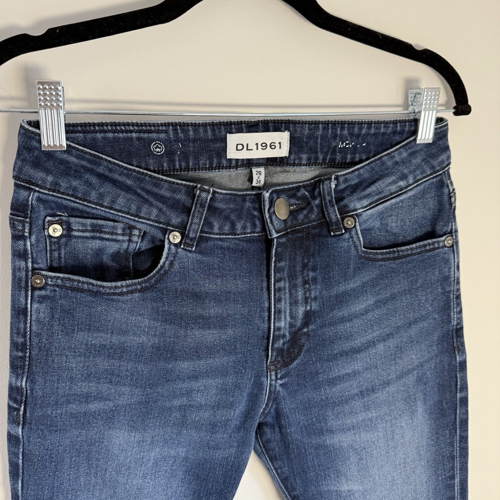 DL1961 Nick Slim Fit Jeans Womens 28x34 Dark Blue‎ Denim